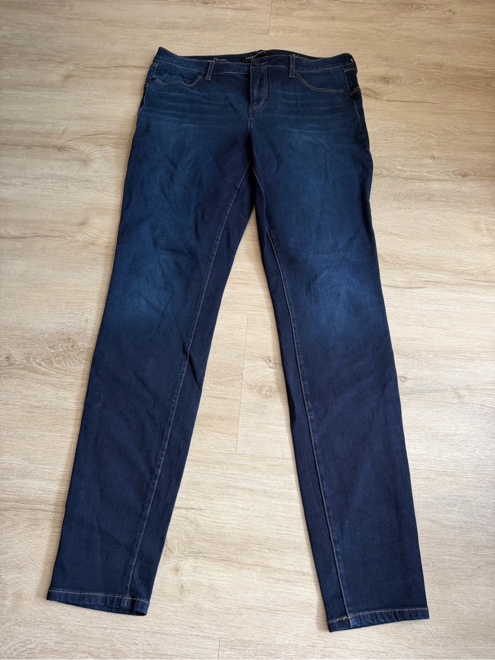 Liverpool The Ankle Skinny Jeans Dark Wash Classic SZ 10
